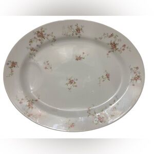 Theodore Haviland  France Vintage Large Oval Spa Porcelain Platter X-Large